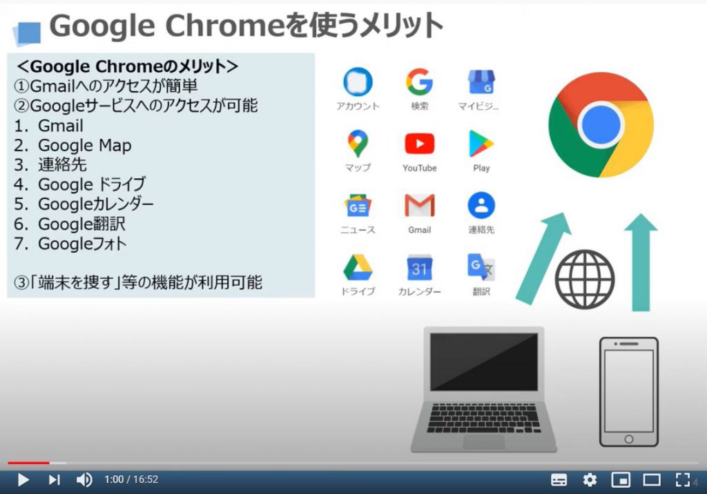 Chrome（クローム）を使うメリット