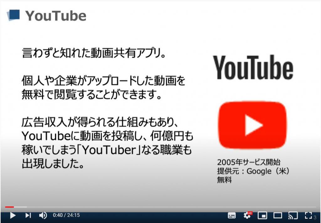 YouTube（ユーチューブ）とは