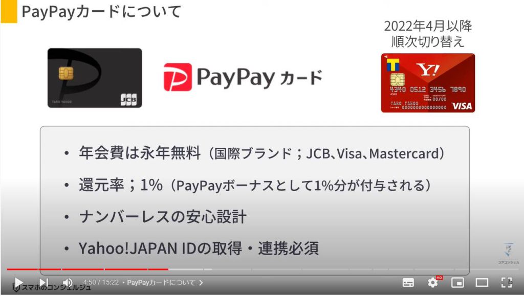 PayPayのお得な使い方：PayPayカードについて