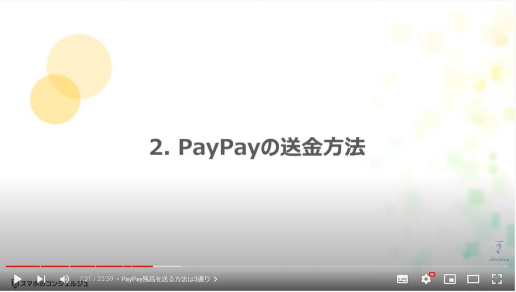 PayPayの送金と税金等の支払い方法：覚えておきたいこと：PayPayの送金方法