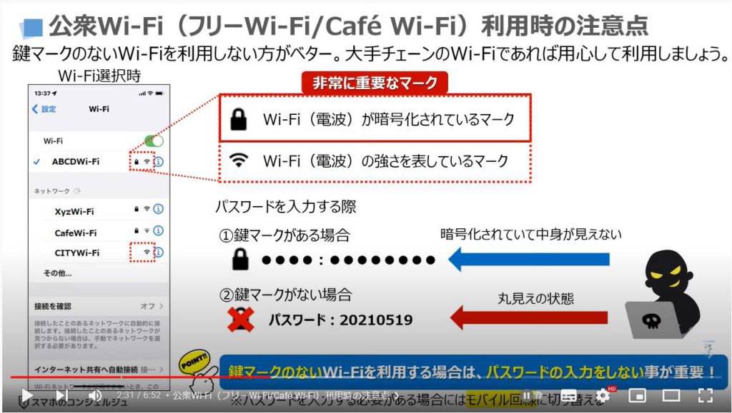 Wi-Fi利用時に絶対にやってはいけない事4選：公衆Wi-Fi（フリーWi-Fi/Café Wi-Fi）利用時の注意点