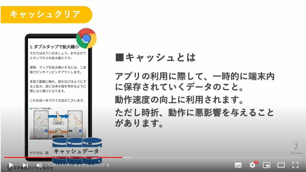 Android OSしかできない事：キャッシュクリア