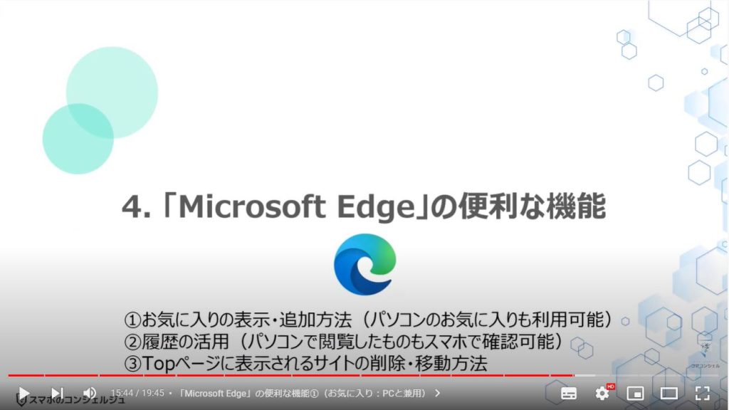 スマホ版マイクロソフトエッジの魅力と使い方（スマホとパソコンの連携）：「Microsoft Edge」の便利な機能
