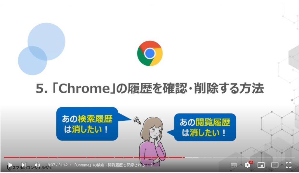 履歴の放置は危険（履歴の削除方法）：「Chrome」の履歴を確認・削除する方法