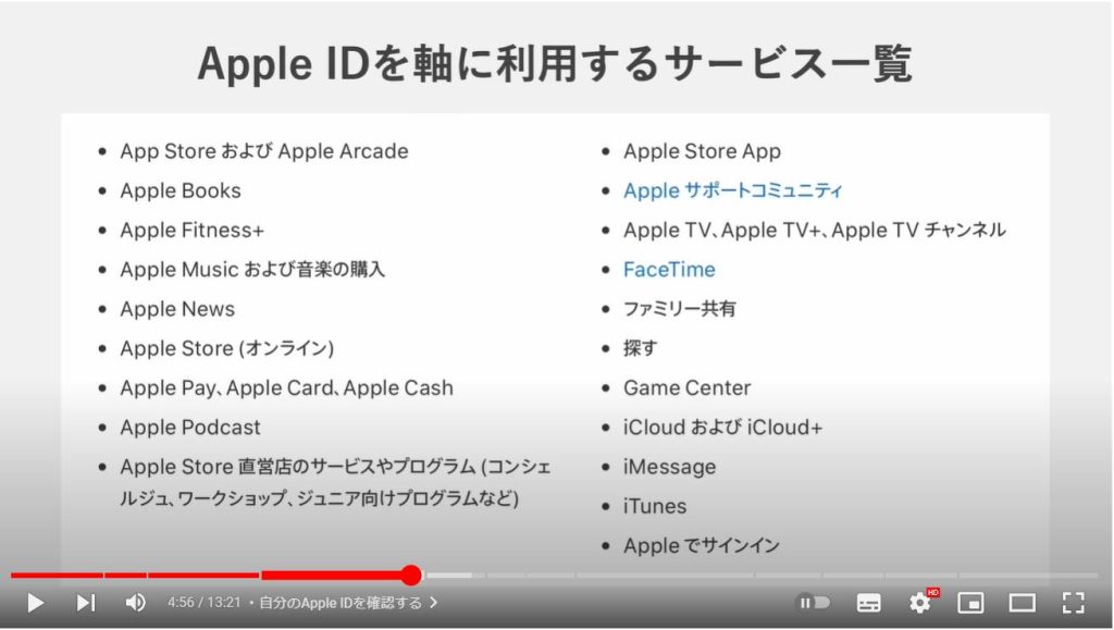 Apple IDとは：自分のApple IDを確認する