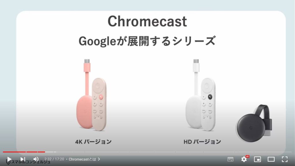 FireTVとChromecastはどちらがいい：Chromecastとは