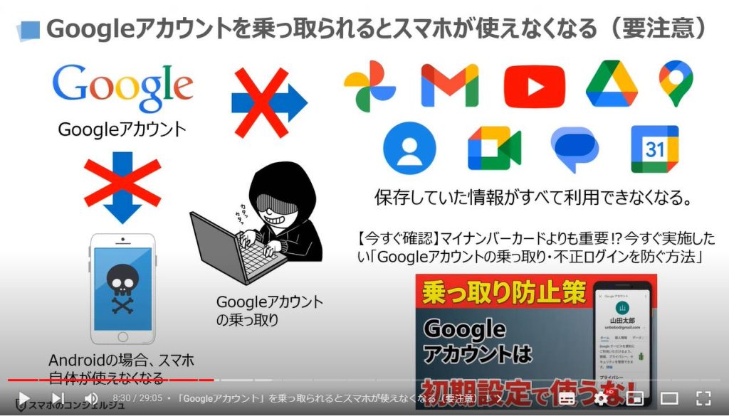 GoogleアプリとChromeのどちらを使うべき：「Googleアカウント」を乗っ取られるとスマホが使えなくなる（要注意）！