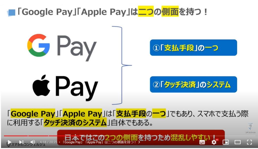 「Google Pay」「Apple Pay」と「タッチ決済」の関係：「Google Pay」「Apple Pay」は二つの側面を持つ！