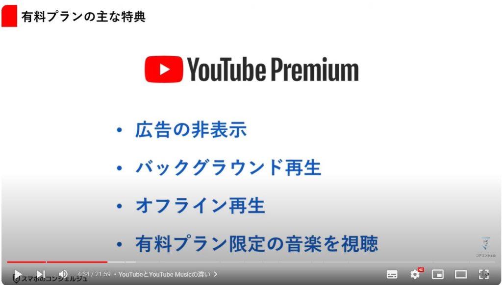 YouTube Musicの使い方とYouTubeとの違い