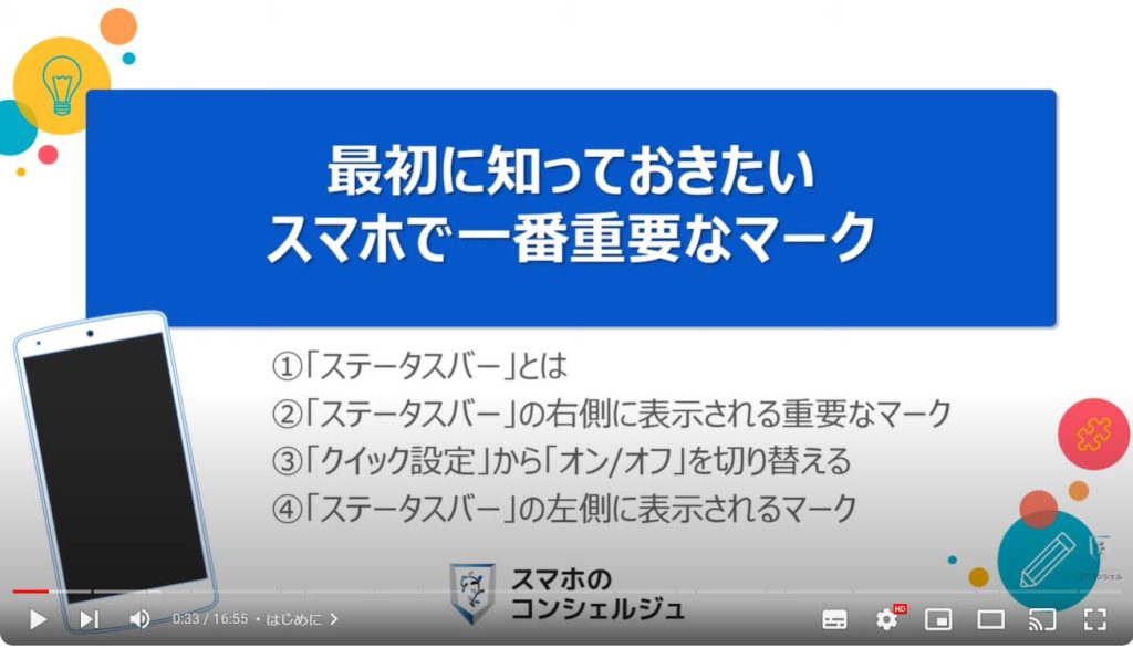 スマホで最も重要なマーク（アイコン）の種類と意味