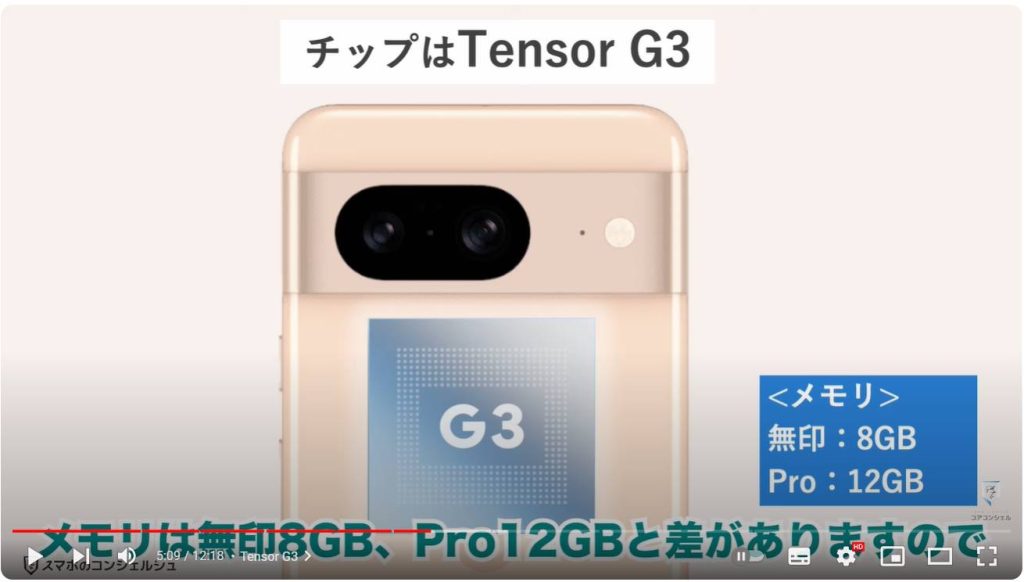 pixel 8/Pixel 8 Pro：Tensor G3