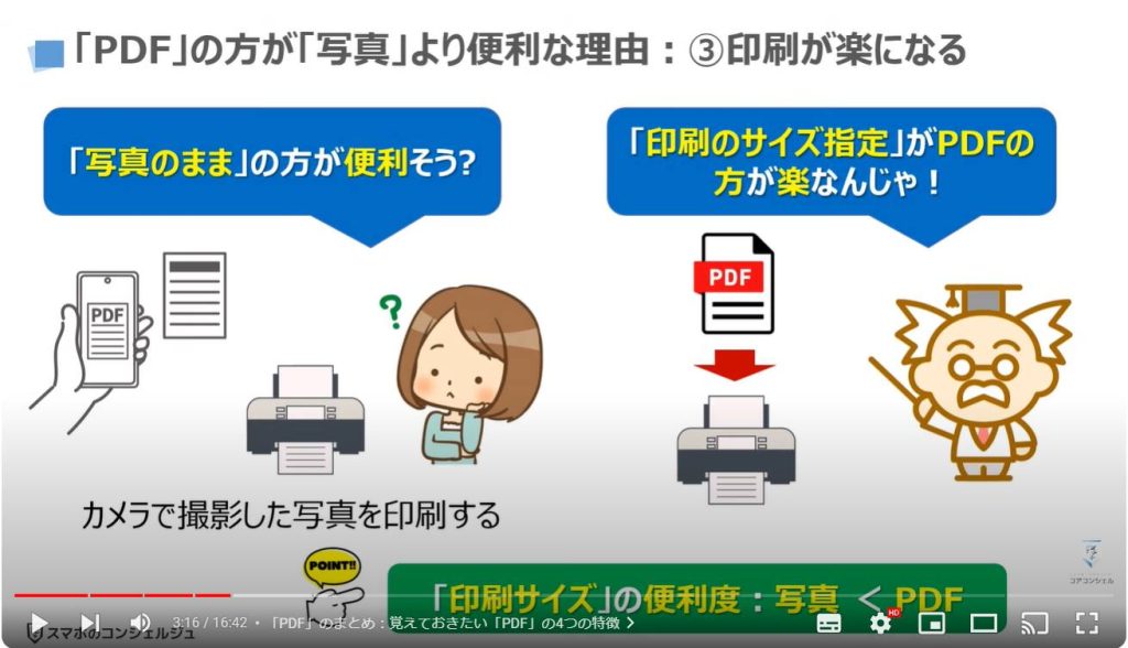 紙の書類をPDFにする方法：「PDF」の方が「写真」より便利な理由：③印刷が楽になる