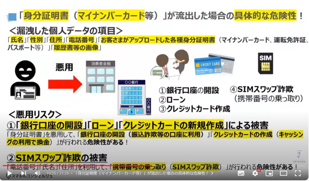 企業の情報流出：「身分証明書（マイナンバーカード等）」が流出した場合の具体的な危険性！