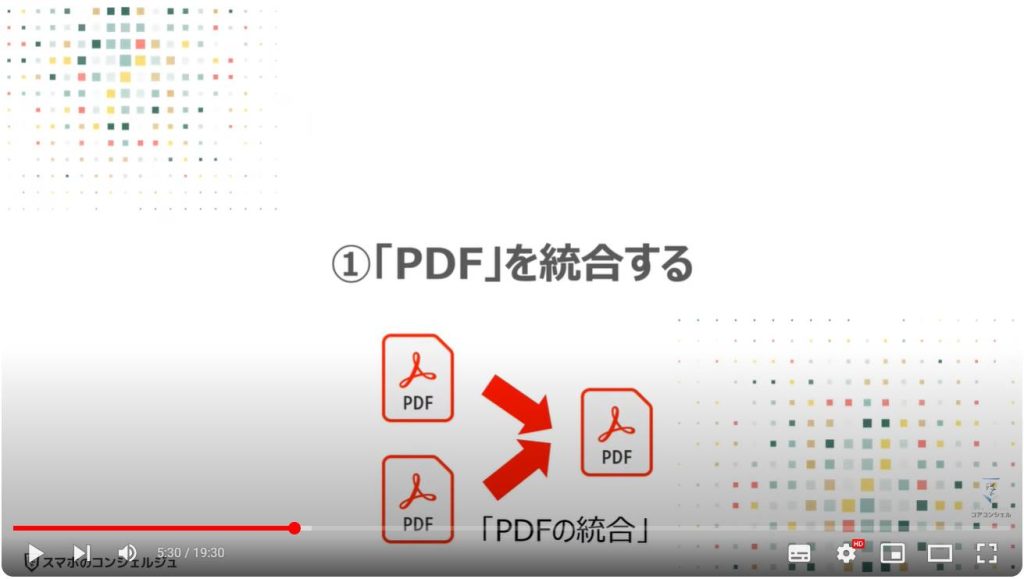 PDFを編集する方法：①「PDF」を統合する