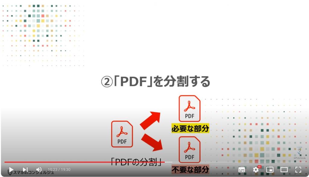 PDFを編集する方法：②「PDF」を分割する