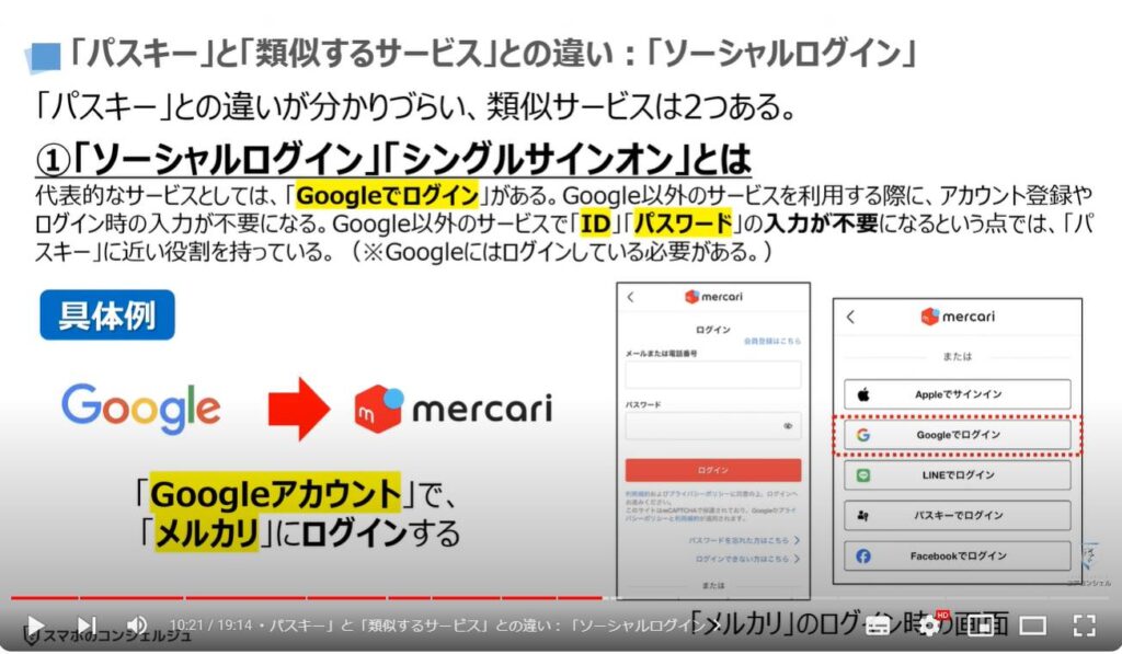 「アカウント」を守る強力な機能：「パスキー」と「類似するサービス」との違い：「ソーシャルログイン」