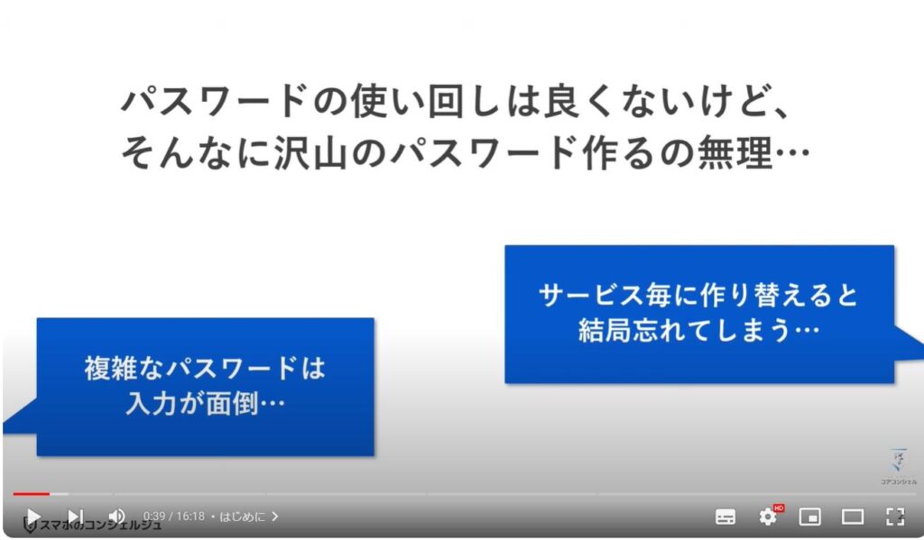 正しいパスワードの決め方