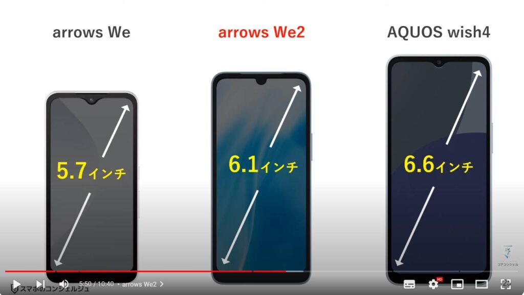 エントリースマホ：arrows We2