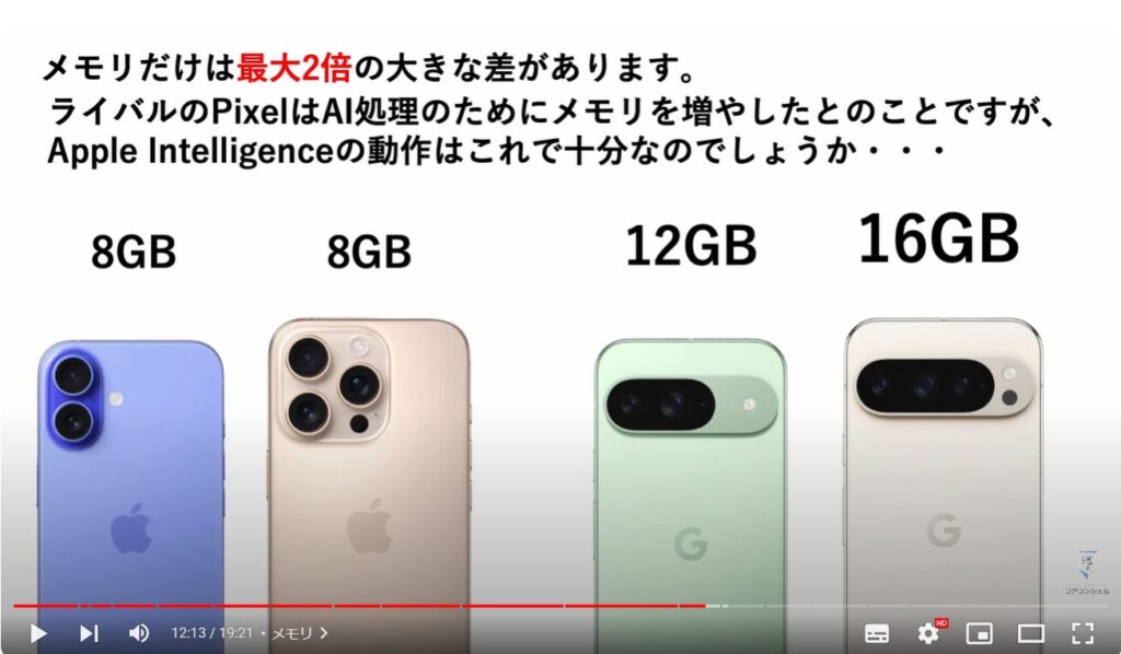 iPhone16シリース vs Pixel9シリーズ：Apple Intelligenceの対応機種