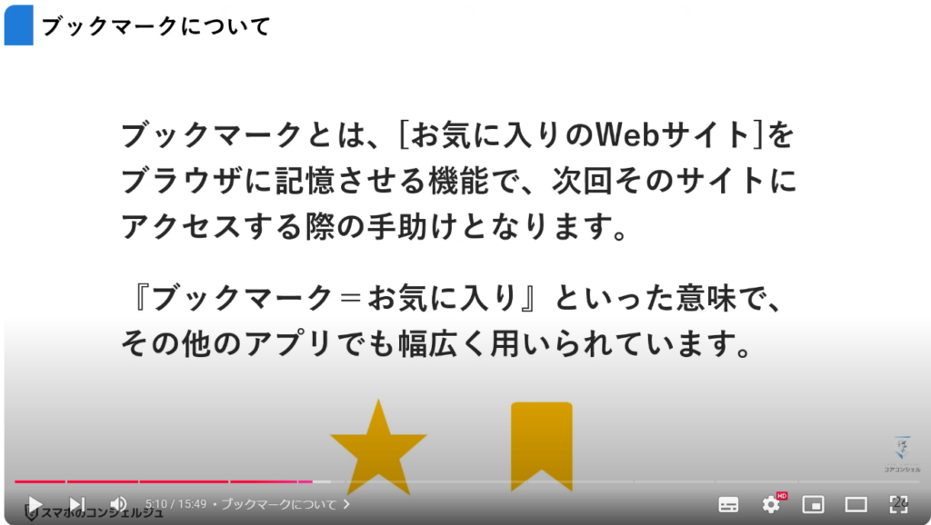 Chromeの使い方（パソコン）：ブックマークについて