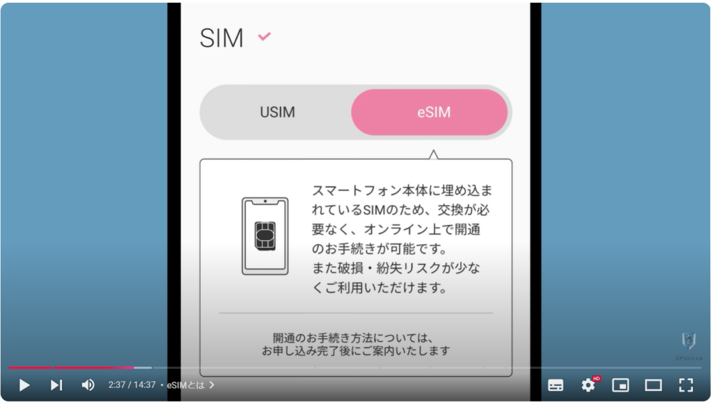 eSIMと物理SIMの違い：eSIMとは