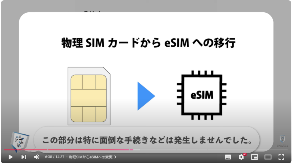 eSIMと物理SIMの違い：物理SIMからeSIMへの変更