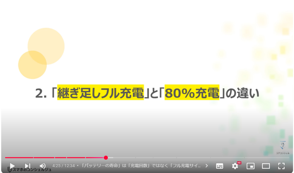 バッテリー充電の正しい方法：「継ぎ足しフル充電」と「80%充電」の違い