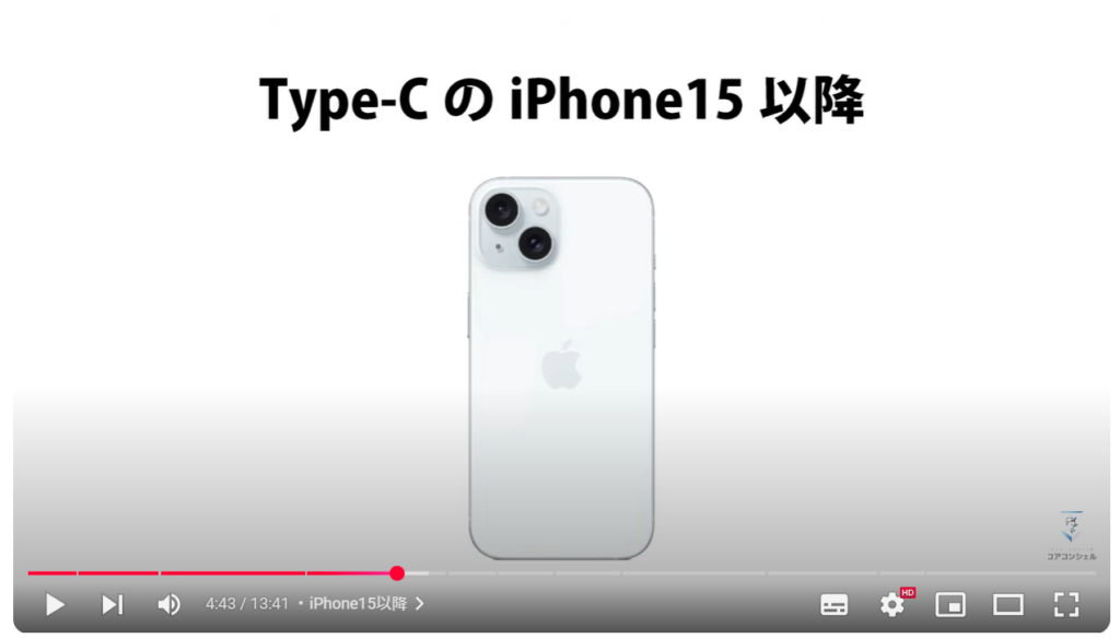 スマホ画面をテレビに映す方法：iPhone15以降