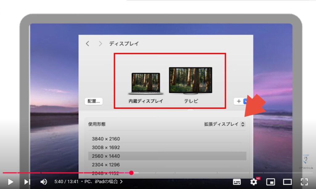 スマホ画面をテレビに映す方法：PC、iPadの場合