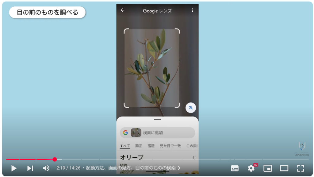 Googleレンズ：起動方法、画面の見方、目の前のものの検索