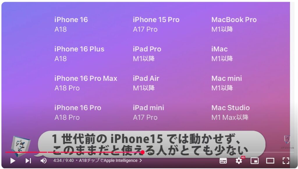 iPhone16e登場：A18チップでApple Intelligence