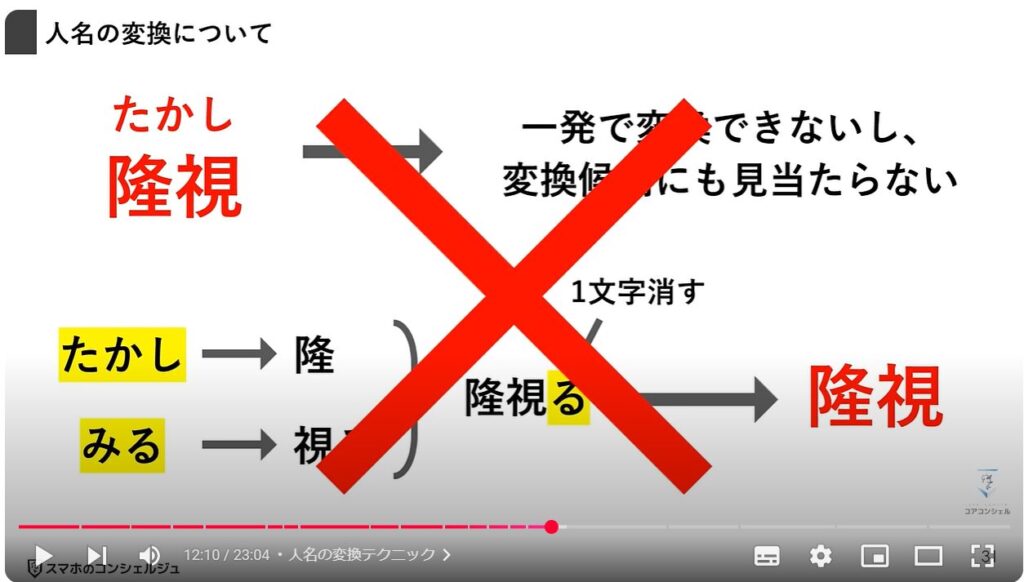 文字入力の便利設定：人名の変換テクニック