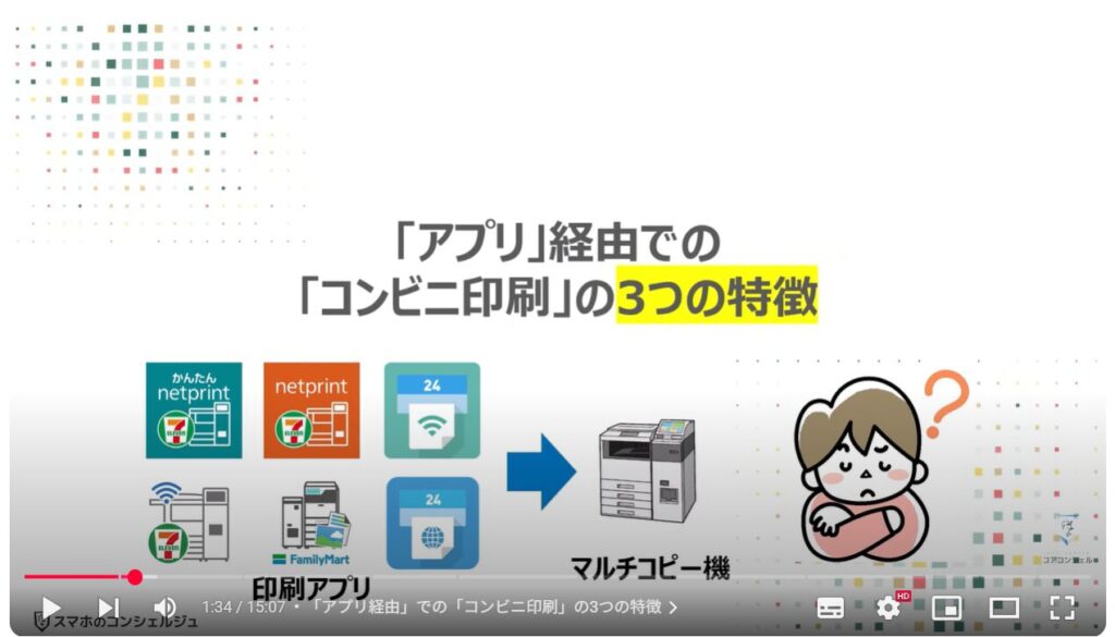 コンビニ印刷(アプリ経由とUSBメモリ経由の決定的な違い):「アプリ経由」での「コンビニ印刷」の3つの特徴