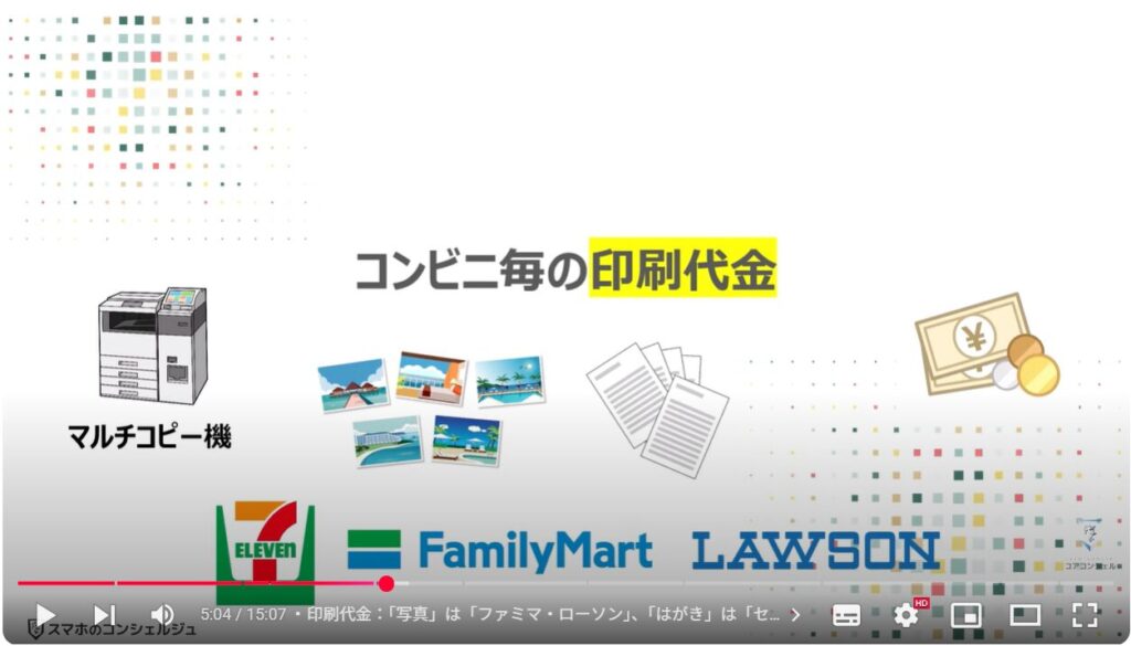 コンビニ印刷(アプリ経由とUSBメモリ経由の決定的な違い):コンビニ毎の印刷代金