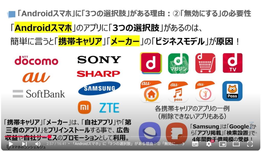 不要なアプリの消し方:「Androidスマホ」に「3つの選択肢」がある理由:②「無効にする」の必要性