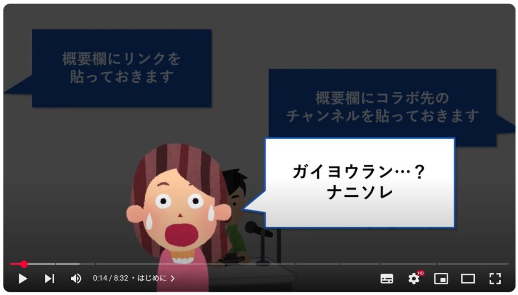 YouTubeの概要欄の表示方法
