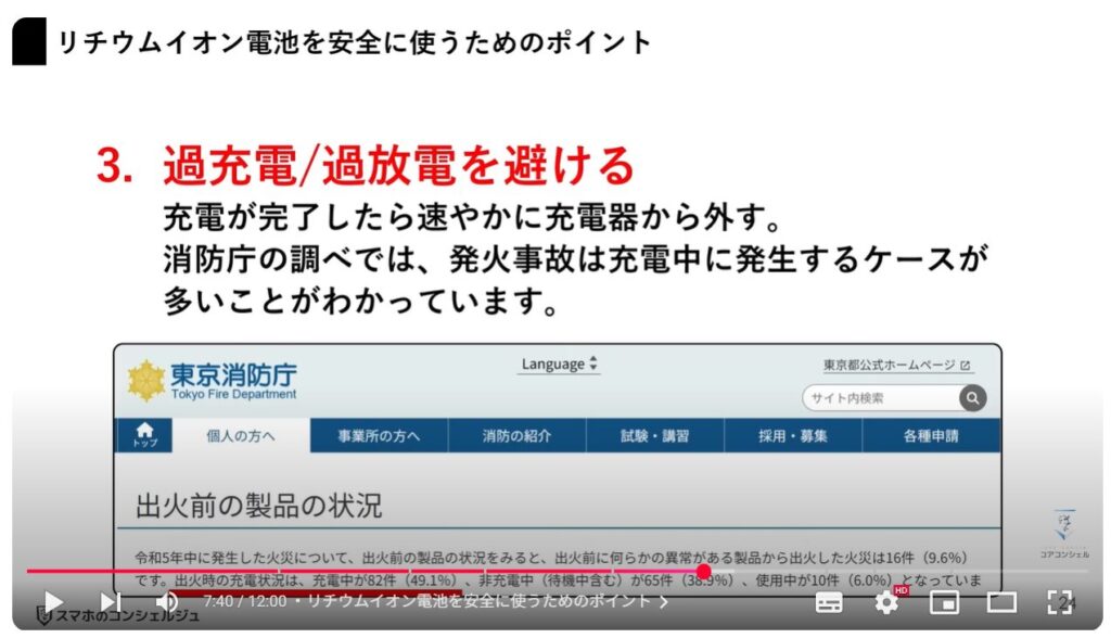 リチウムイオン電池を安全に取り扱う方法：リチウムイオン電池を安全に使うためのポイント