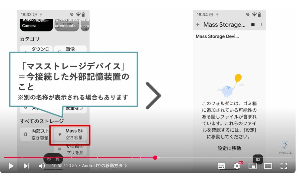 SSDをお勧めする理由：Androidでの移動方法