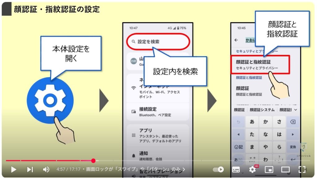 Androidスマホのやってはいけない設定9選:画面ロックが「スワイプ」や「パターン」のみ