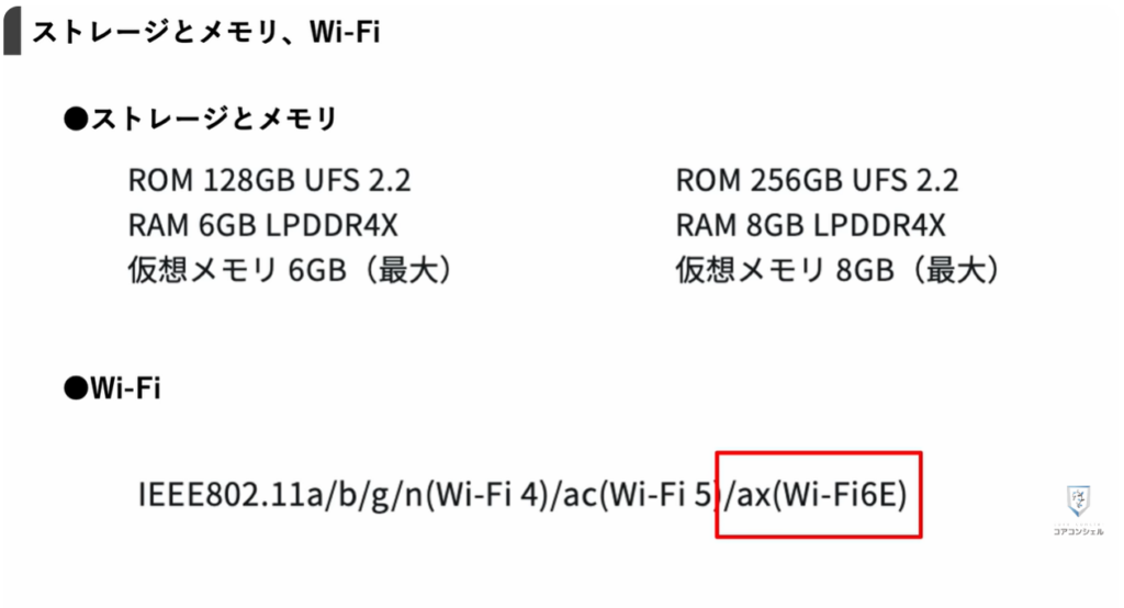 AQUOS sense10発表：Wi-Fiは6Eに対応