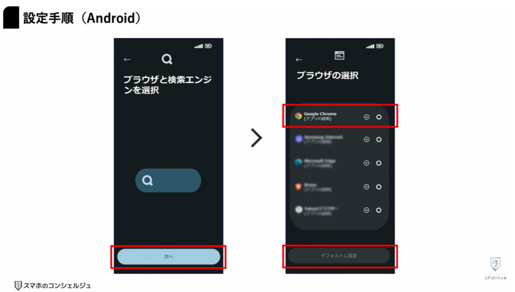 スマホ新法がいよいよ完全執行：ブラウザの選択と推奨ブラウザ（Android）