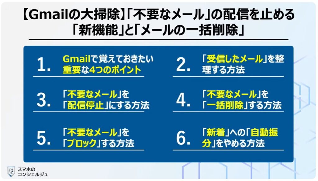 Gmailの大掃除（不要なメールの登録解除と一括削除）