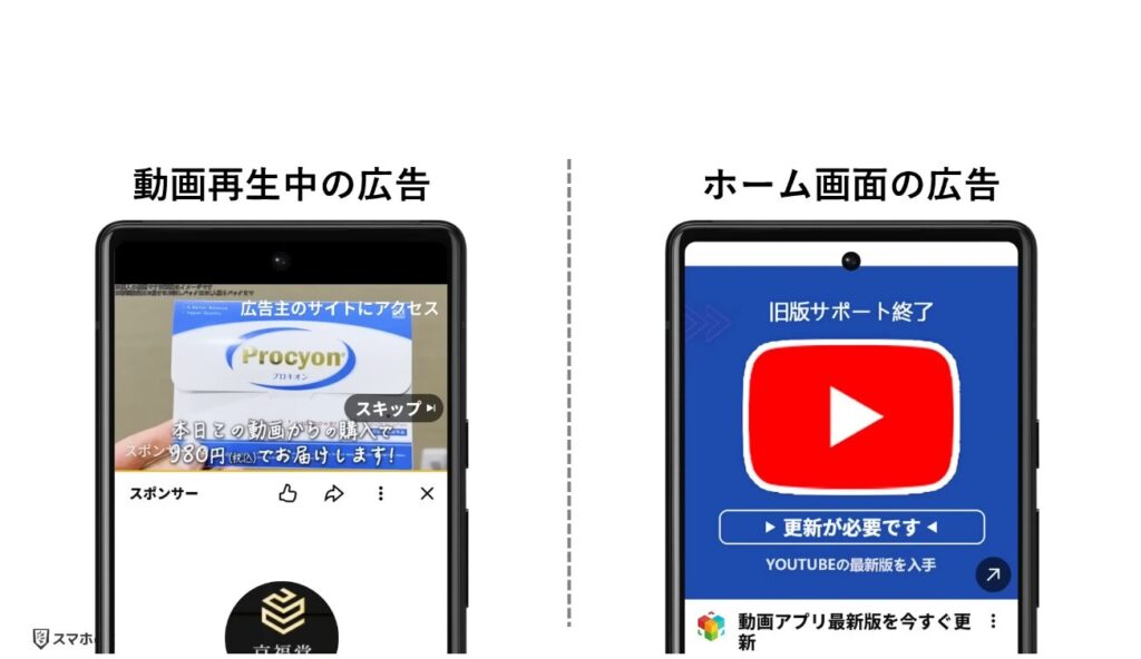 悪質な広告（YouTubeの更新）：YouTube更新の正体