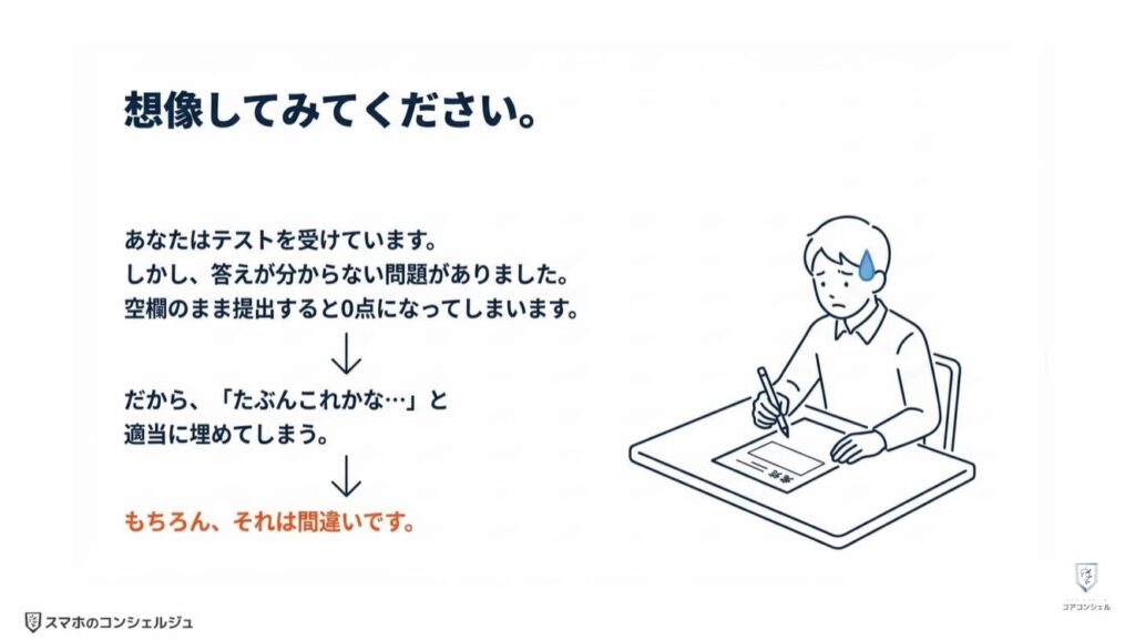 ChatGPTやGeminiで絶対にやってはいけない3つの注意点：ハルシネーションについて