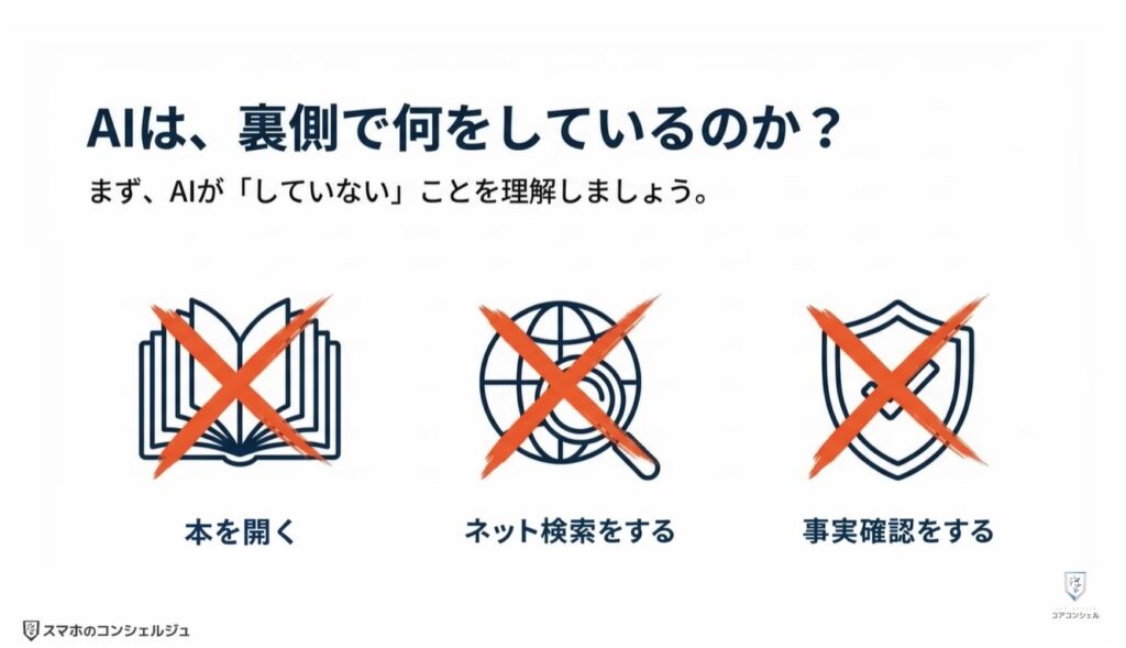 ChatGPTやGeminiで絶対にやってはいけない3つの注意点：ハルシネーションについて