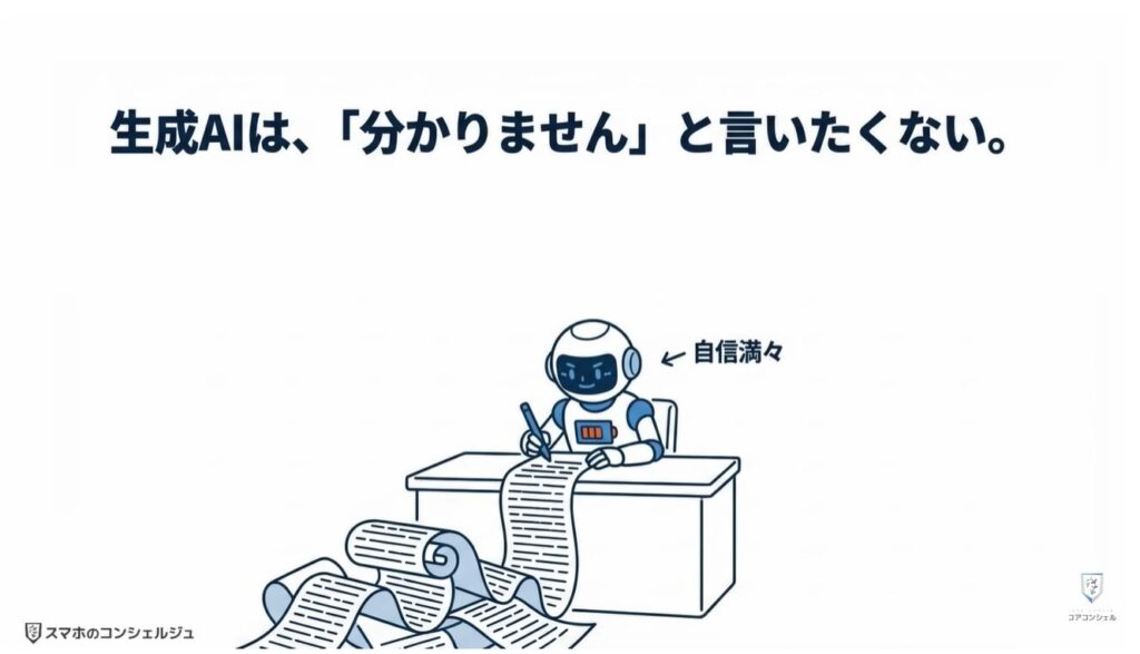 ChatGPTやGeminiで絶対にやってはいけない3つの注意点：ハルシネーションについて