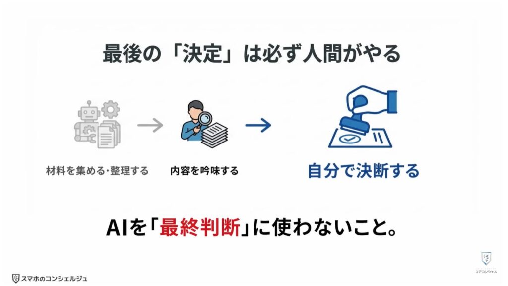 ChatGPTやGeminiで絶対にやってはいけない3つの注意点：生成AIに頼ってはいけないこと