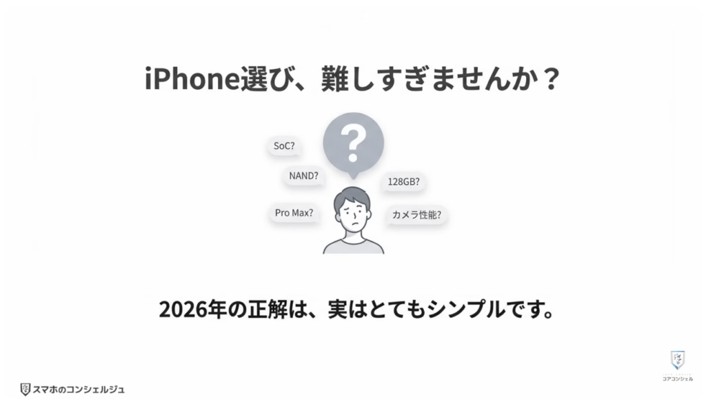 買ってはいけないiPhoneとは：万人にオススメできるiPhone