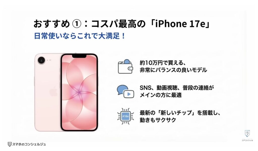 買ってはいけないiPhoneとは：万人にオススメできるiPhone