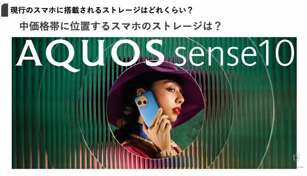 ストレージとは：現行のスマホのストレージ容量